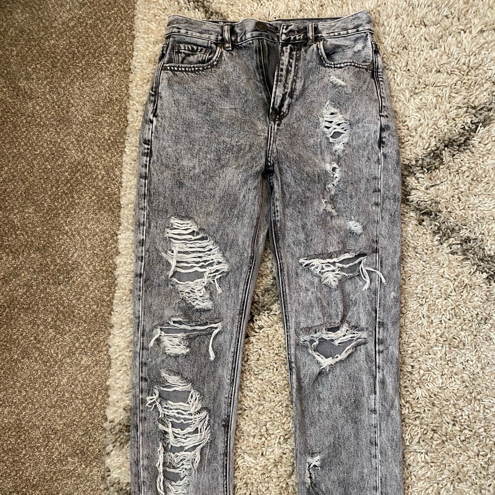 American Eagle Ripped Boyfriend Jeans